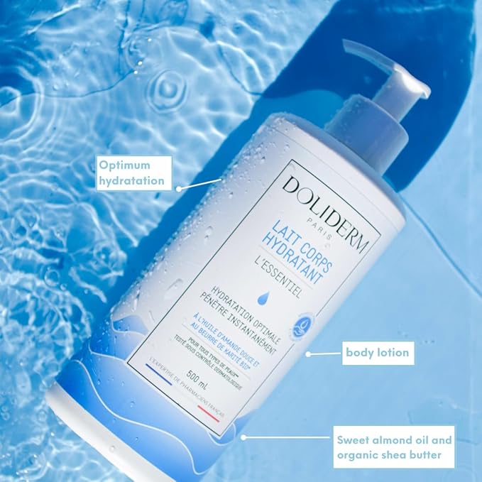 2x Hydrating Body Milk with Organic Shea Butter, Organic Sweet Almond Oil, and Allantoin – 500ml x2 - Bundle