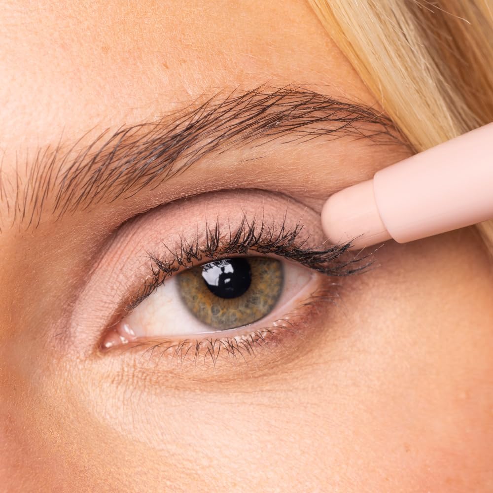 Palladio Waterproof Eyeshadow Stick with Blending Sponge, Long Lasting & Effortless Application, Smudge Free & Crease Proof Formula, Matte & Shimmer Shades, Buildable Eye Shadow (Matte Rose)