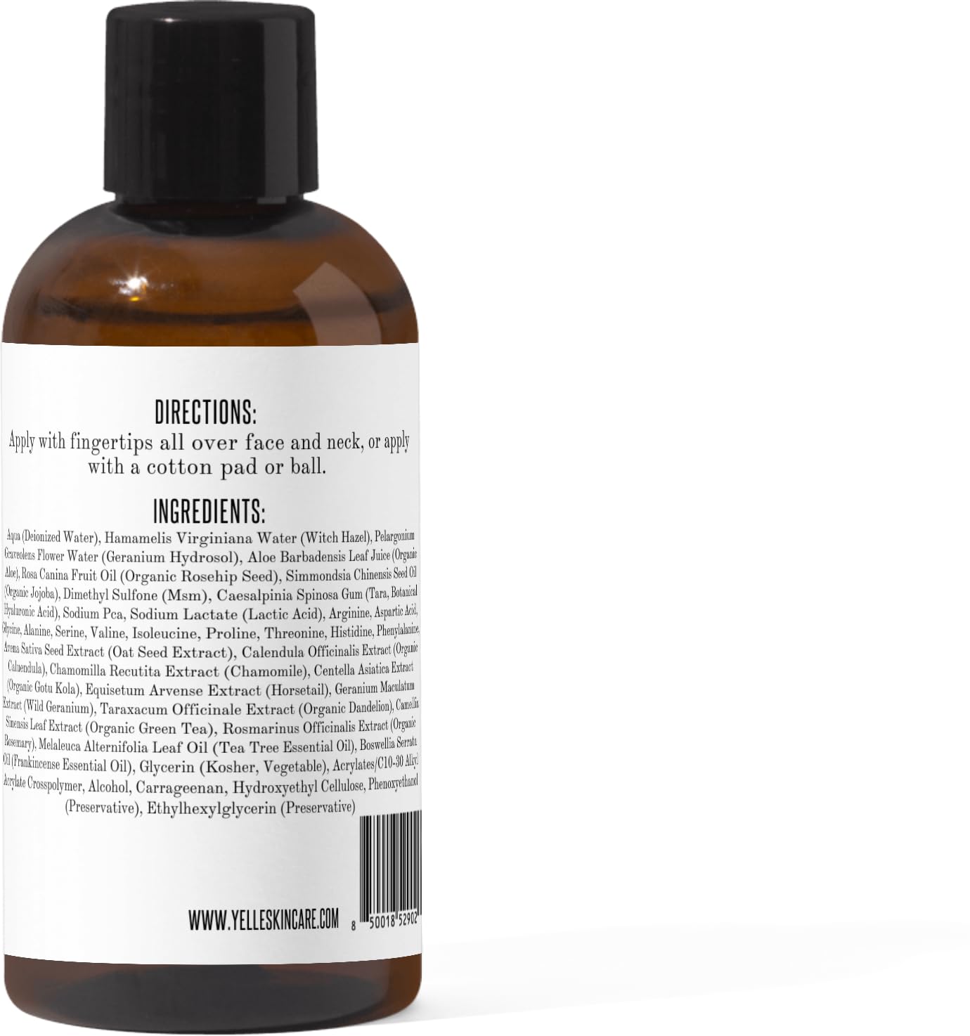 Yelle. Skincare – Essential Kit – 3-Piece Daily Skincare System with Milk & Honey Cleanser, Toner, and Moisturizer – For Clean, Balanced, and Hydrated Skin – 4oz/4oz/2oz Set