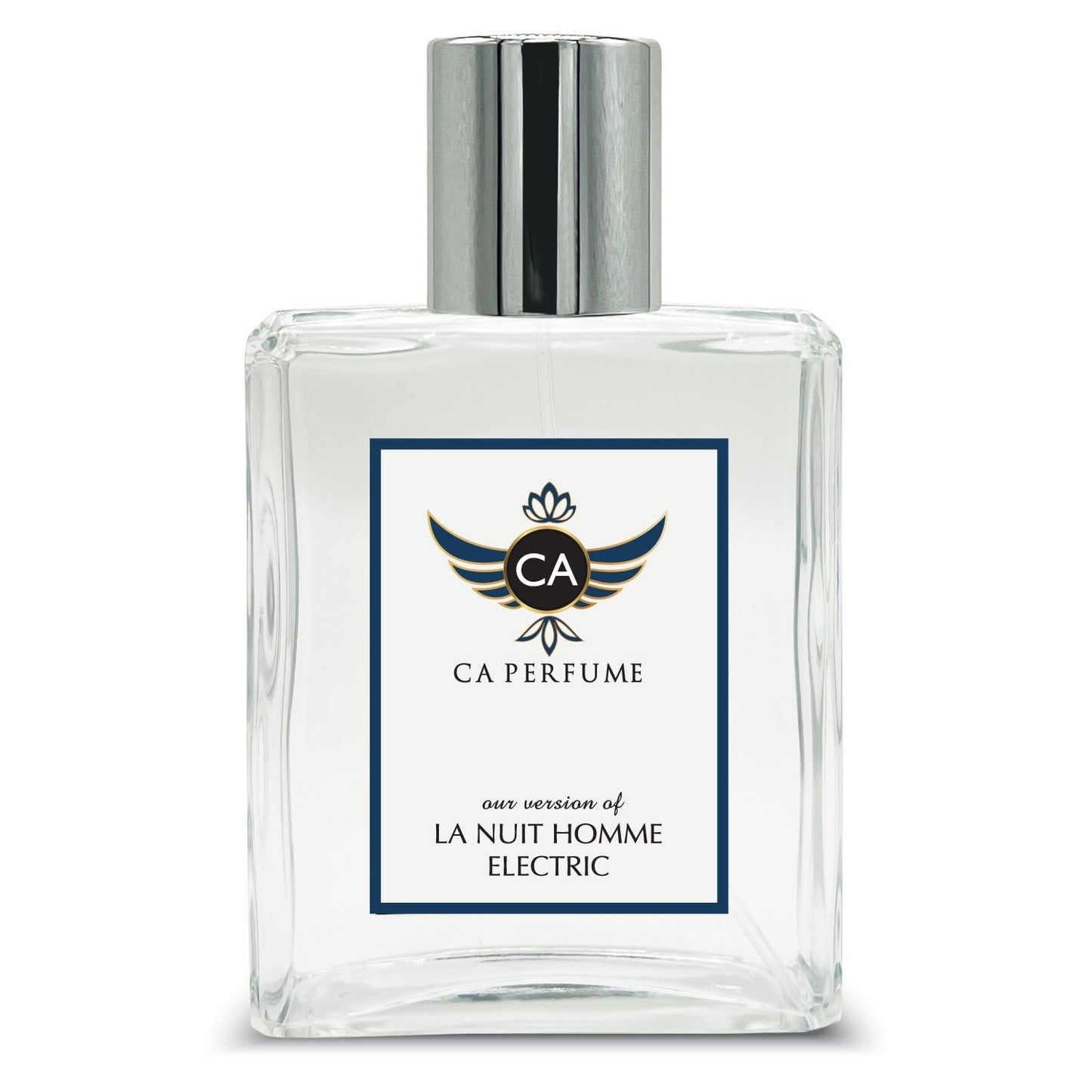 CA Perfume Impression of La Nuit Homme Electric For Men Fragrance Eau de Parfum Spray Bottle 3.4 Fl Oz/100ml-X1