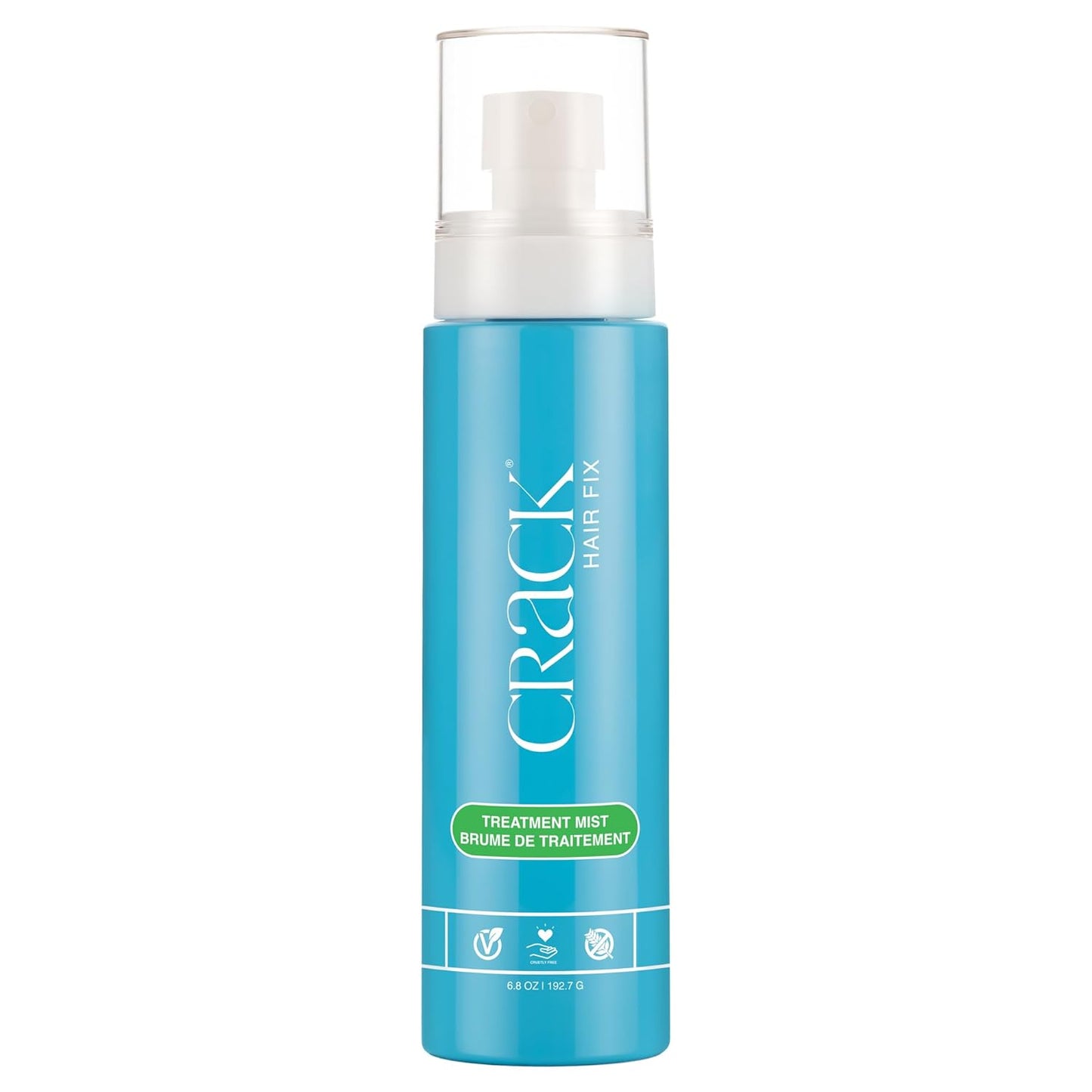 Crack HAIR FIX Mist Spray - Moisturizes & Protects Hair From Dryness & Thermal Damage, Improves Texture - 6 oz