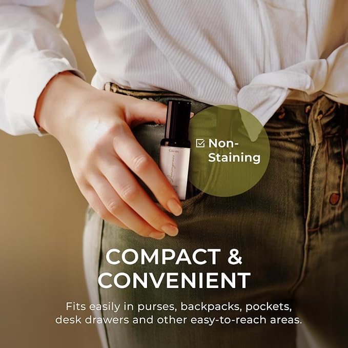 Gya Labs Lemongrass Essential Oil Roll on for Skin - Refreshing Aromatherapy for Outdoor Protection - 100% Pure Natural Lemongrass Oil Perfume Roller - Travel Size (0.34 Fl Oz)