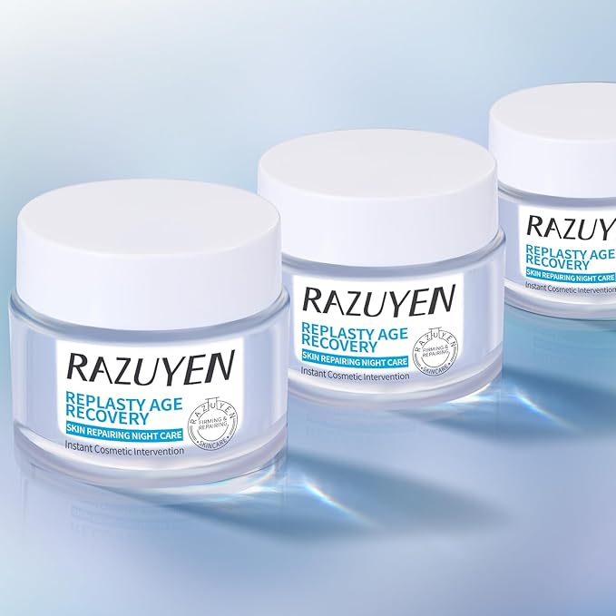 Anti-Wrinkle Facial Night Cream with 9% Pro-Xylane, Anti-Aging Night Moisturizer for Face Hydrating,Firming and Restoring, Nighttime Skin Care, 1.01 Oz