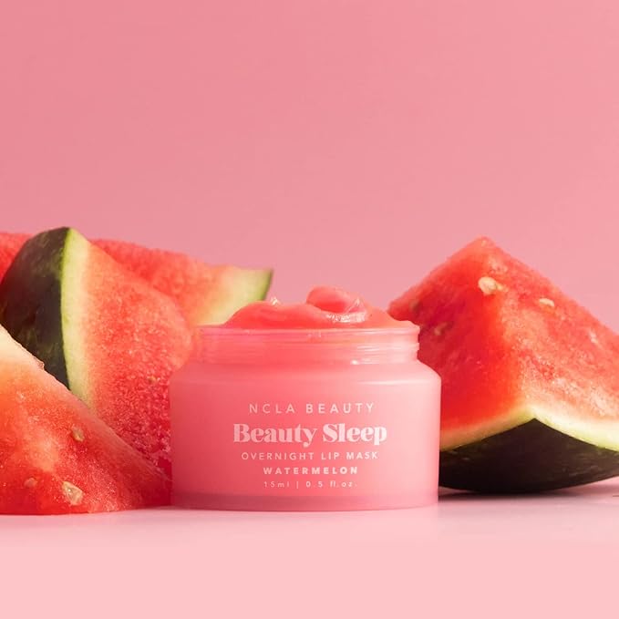 NCLA - Beauty Sleep Overnight Lip Mask | Vegan, Cruelty-Free, Clean Skincare (Watermelon)
