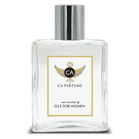 CA Perfume Impression of Elle for Women Eau De Parfum Amber Floral Scent Long Lasting Perfumes for Women Signature Scent for Day and Night Wear 3.4 Fl Oz 100ml