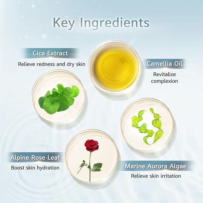 My Beauty Diary Rejuvenate Cica Ultra Calming Mask, Soothing and Relieving Facial Mask, Restore skin health, Self Care Face Sheet Mask for Sensitive Skin and All Skin Types (5 pcs)