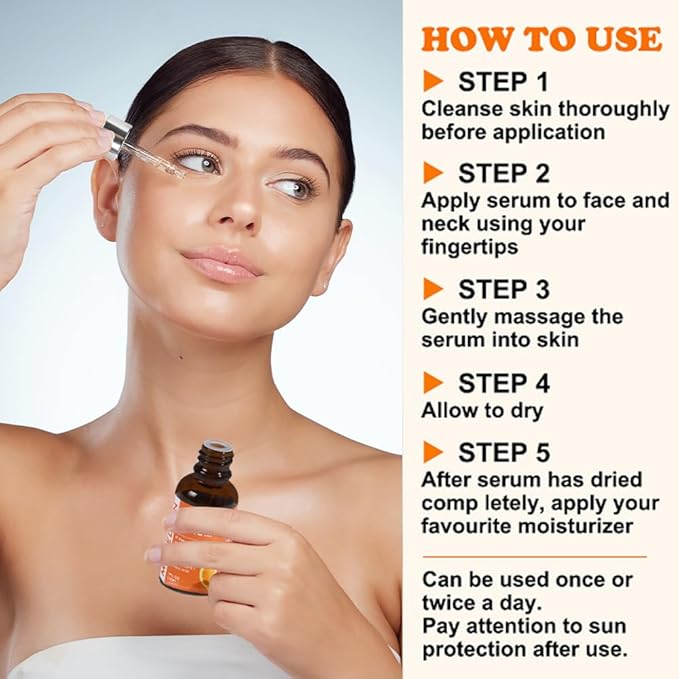 Vitamin C Face Serum Nourishing and Moisturizing Firming Suitable For Liquid Late-night People Sensitive Skin1floz/30ml