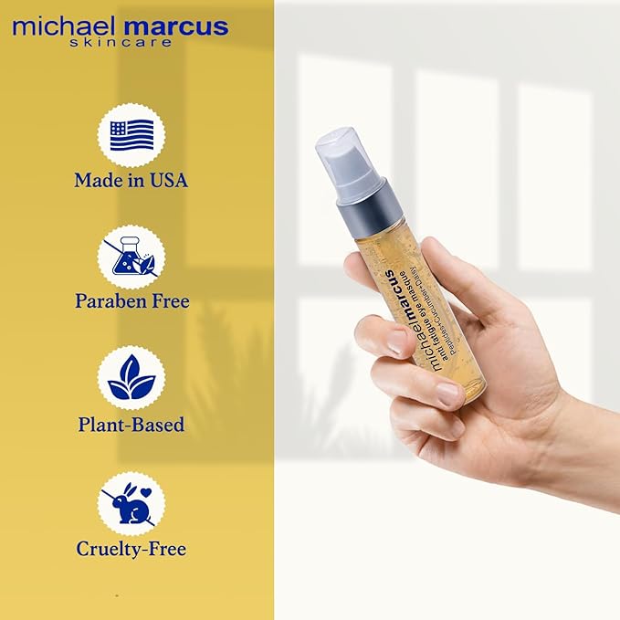 Michael Marcus Anti Fatigue Eye Masque (1 Fl oz) - Eye Cream for Puffy Eyes, Dark Circles, and Wrinkles - Moisturizing for Men & Women – Natural, Hydrating & Cruelty Free Eye Skincare