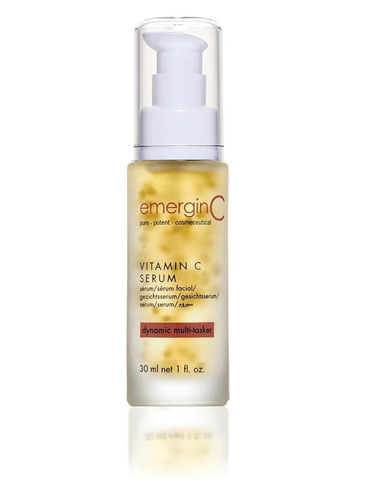 emerginC 20% Vitamin C Facial Serum - Extra Strength Micro-Encapsulated Spheres to Help Address Visible Signs of Aging (1 Ounce, 30 ml)