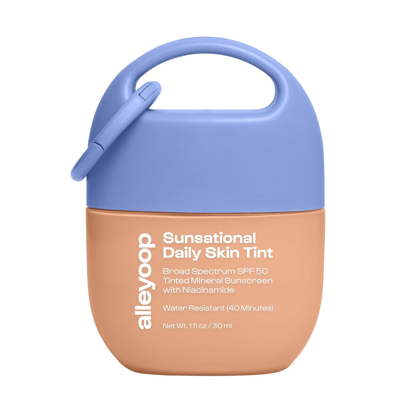 Alleyoop Sunsational Tinted Moisturizer SPF 50 for Face Broad Spectrum – 100% Mineral Face Sunscreen with Jojoba, Hydrating & Soothing Tinted Sunscreen, Vegan & Cruelty-Free (Shine)