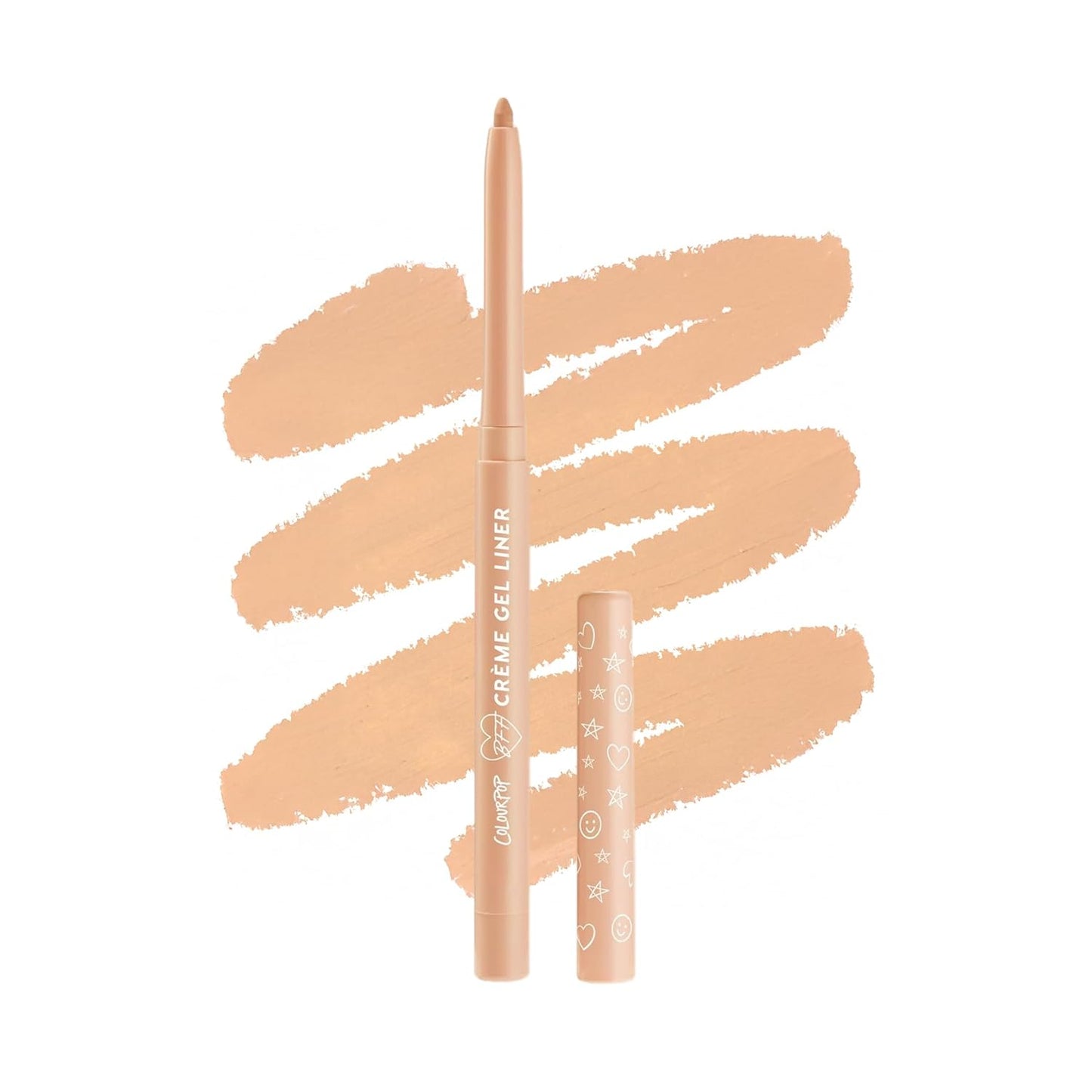 ColourPop BFF Crème Gel Liner - Waterproof Gel Eyeliner Pen with a High-Pigment & Buildable Formula - Colored Eyeliner with 18-Hour Wear - Honeydude (0.01 oz)