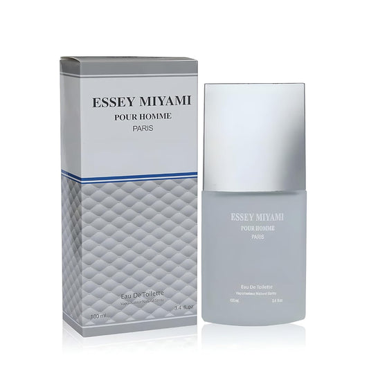 Men's Cologne Essey Miyamie Long Lasting Romatic Scent With A Modern Twist Perfume For Men, 3.4Fl Oz Eau De Toilette For Refined Occasions