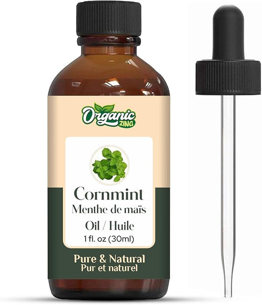 Cornmint (Mentha arvensis) Oil | Pure & Natural Essential Oil for Massage, Aroma & Diffusers- 30ml/1.01fl oz