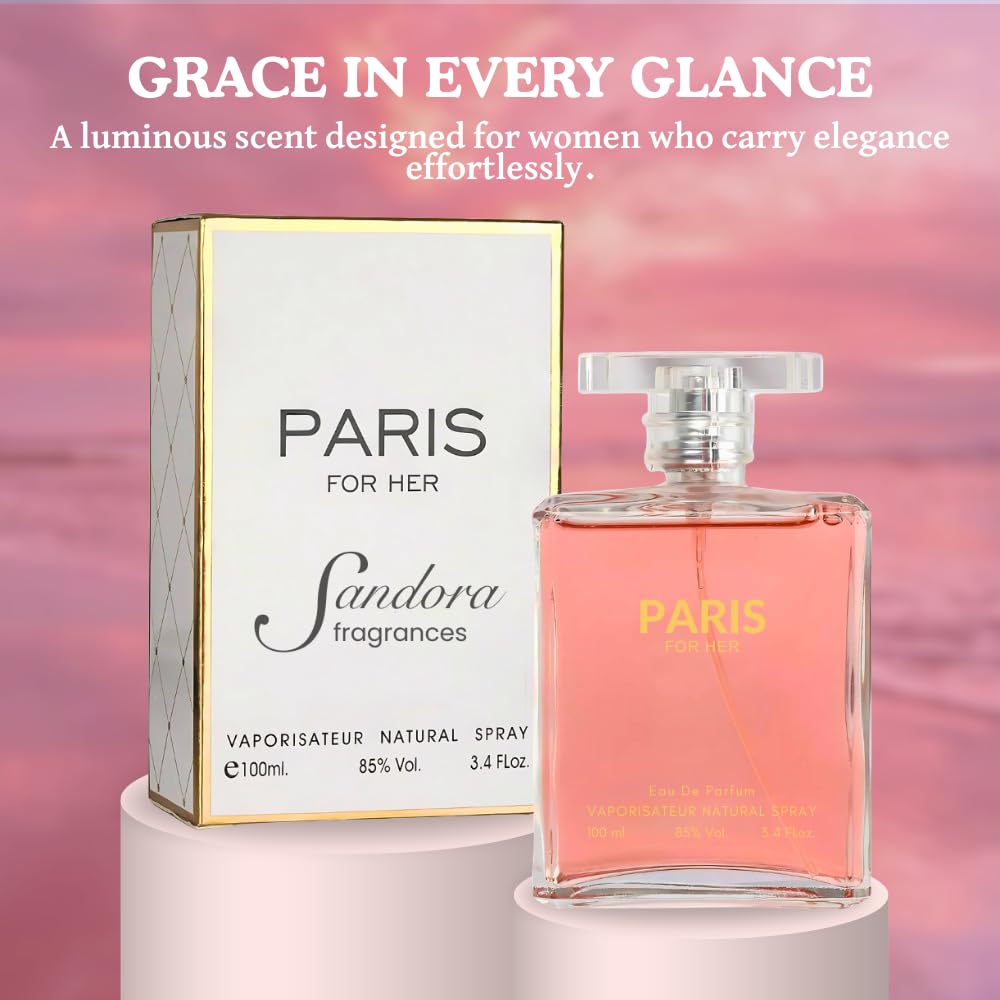 Perfume for Women – INSPIRED by A WORLD RENOWNED WOMEN'S PERFUME – Orange, Jasmine, Patchouli, Vanilla – Elegant, Floral, Fresh, Long-Lasting Eau De Parfum 3.4 fl oz