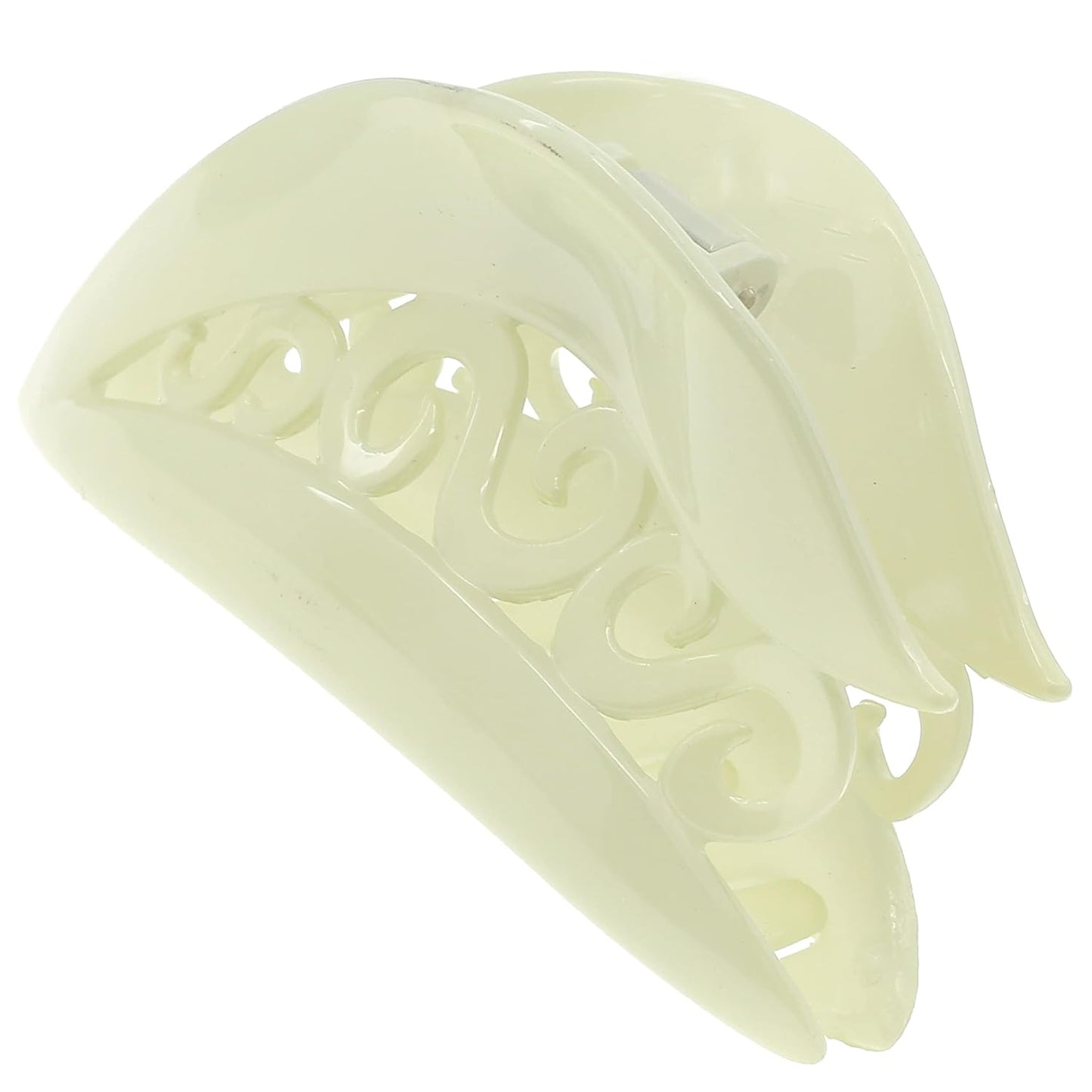 Camila Paris CP3393 French Hair Clip for Thick Long Curly Wavy Hair, Lime, Girls Jaw Clip, Strong Hold No Slip Grip, Made in France