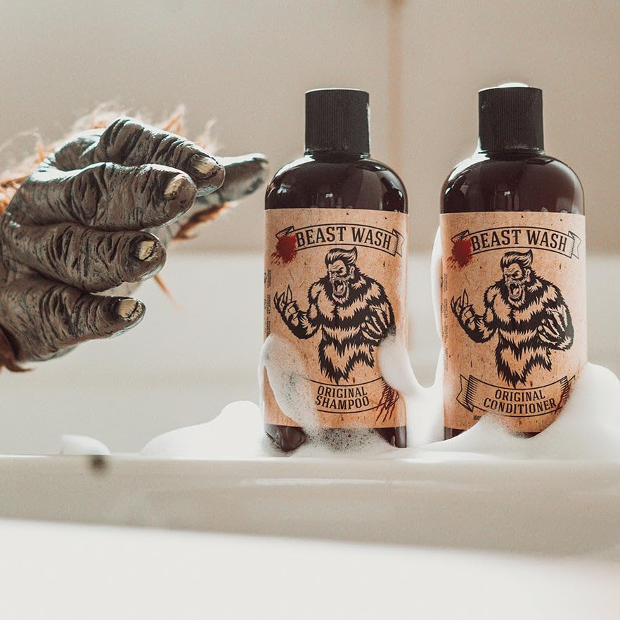 Johnny Slicks Shampoo - Supports Hair Hydration & Volume - Organic Oils & Natural Cleanse - Castor Oil, Aloe Vera, Jojoba - Original Scent - 16 oz