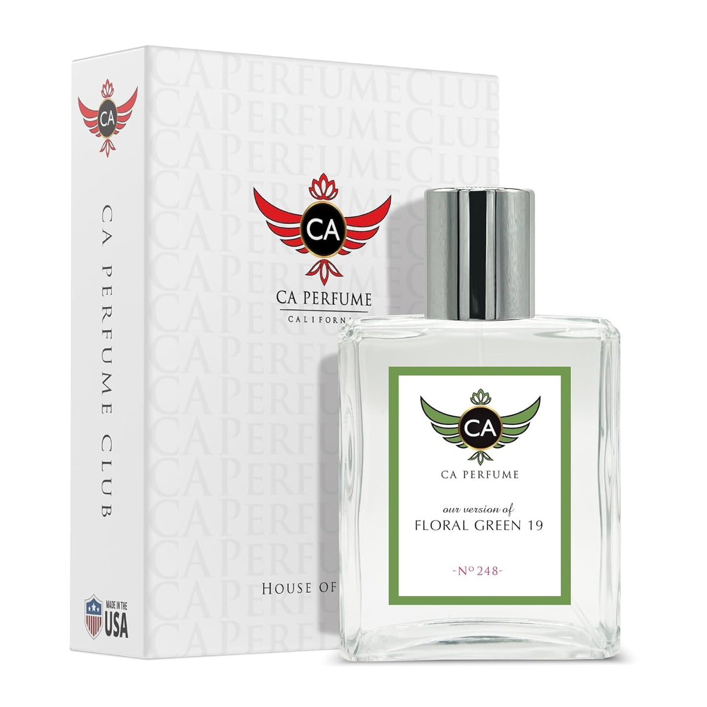 CA Perfume Impression of Floral Green 19 For Women Fragrance Dupes Eau Perfume Spray 3.4 Fl Oz/100ml