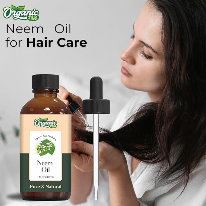 Neem (Azadirachta Indica) Oil | Pure & Natural Carrier Oil for Skin Care & Hair Care - 30ml/1.01fl oz