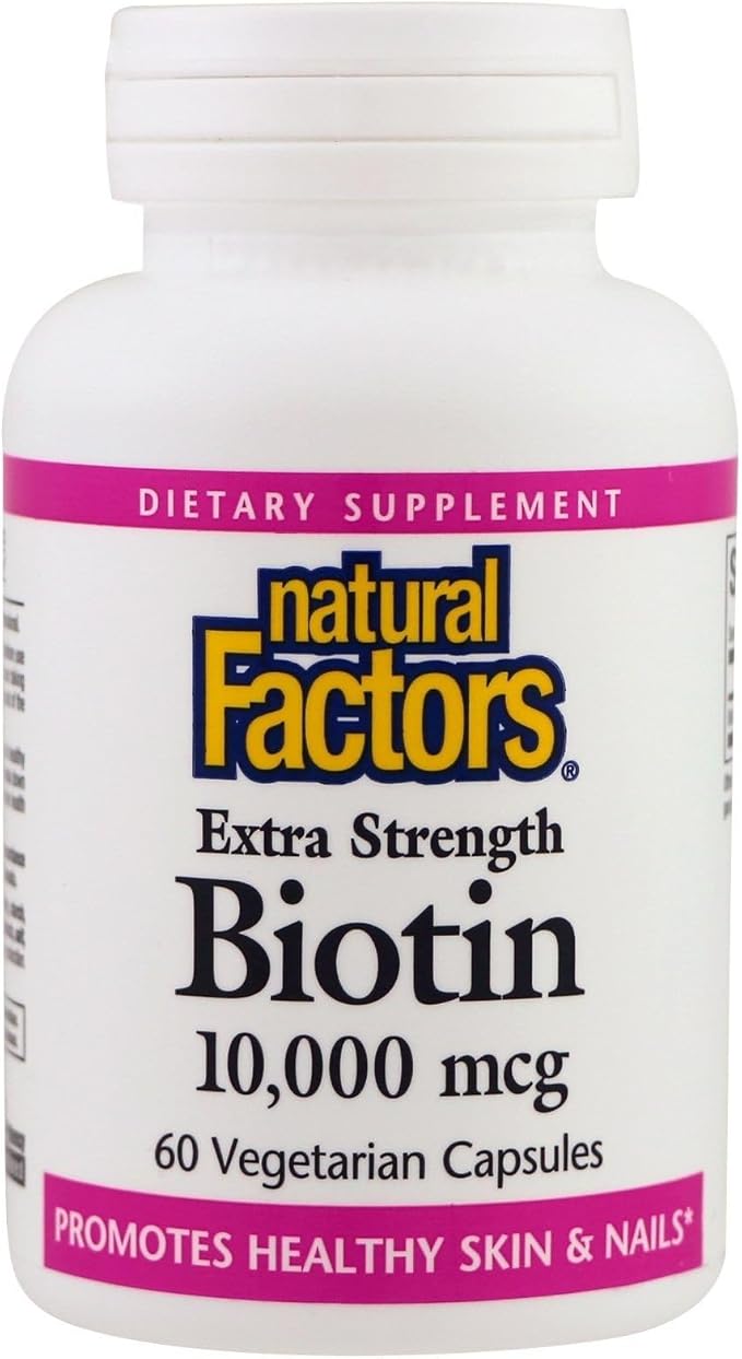 Natural Factors Biotin 10000Mcg, 60 CT