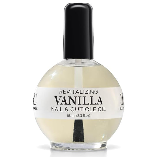 Moisturizing Cuticle & Nail Care Oil 2.3 Fl Oz - Vanilla Scented – Infused with Jojoba Oil, Aloe, Vitamin E – Nail & Cuticle Hydration, Repair, Moisturizer, Strengthener, Growth