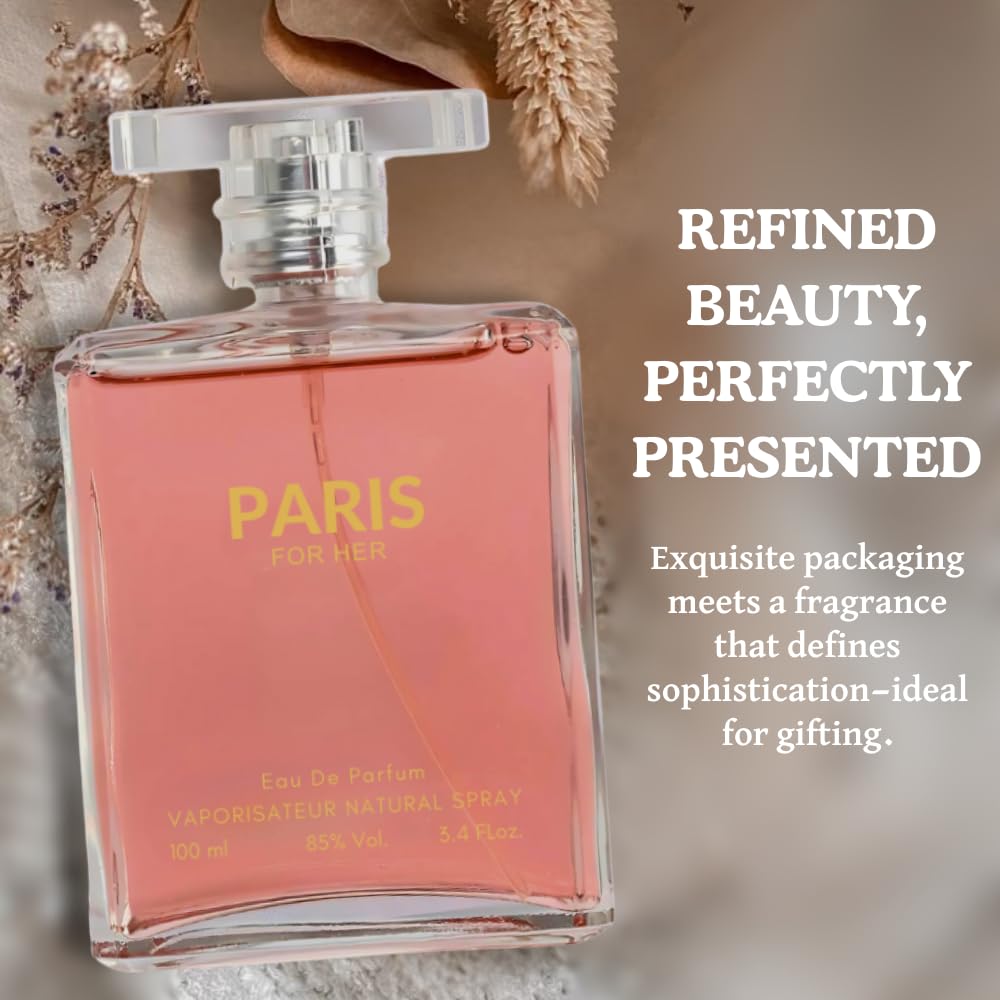 Perfume for Women – INSPIRED by A WORLD RENOWNED WOMEN'S PERFUME – Orange, Jasmine, Patchouli, Vanilla – Elegant, Floral, Fresh, Long-Lasting Eau De Parfum 3.4 fl oz