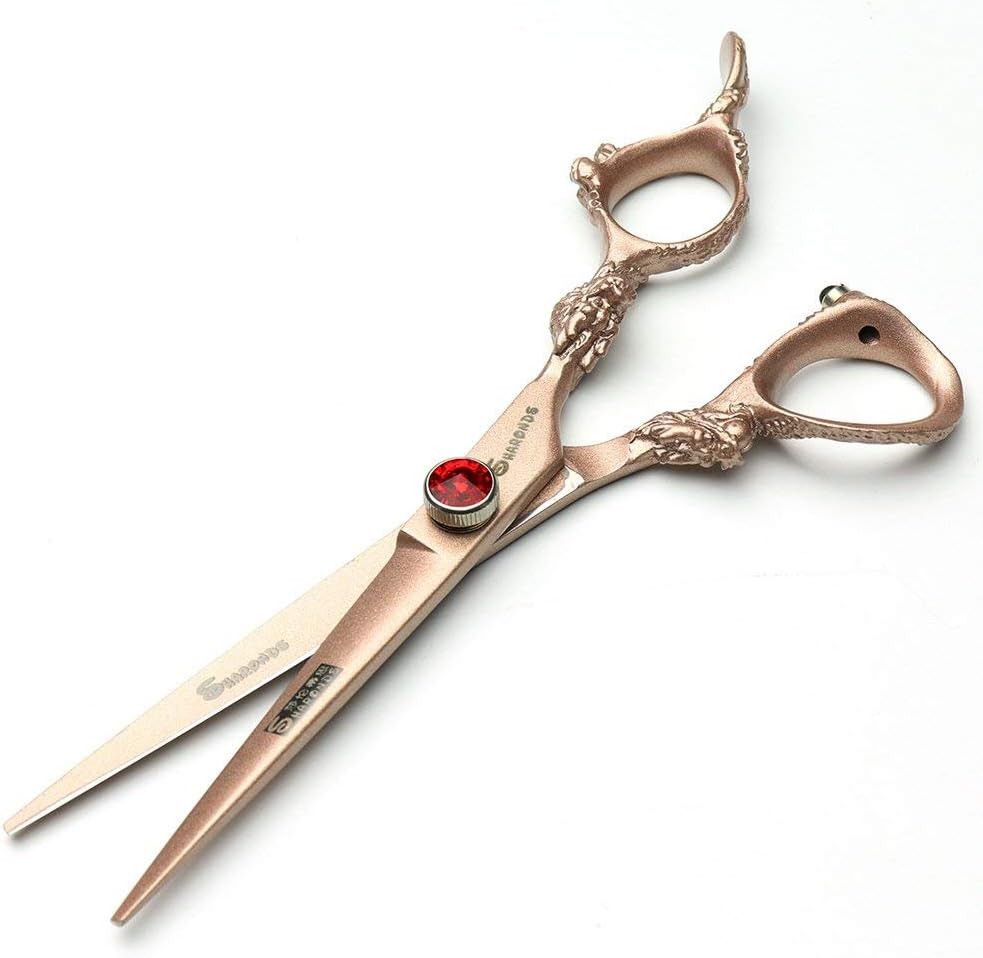Hair Scissors 6/7/8/9-inch 440C High Hardness For Hairdressers Haircuts Cuttinging Scissors Professional Haircut(6 inch-2pc)