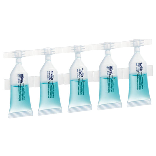 Tricovit Forte Hair Loss Treatment - Hair Growth Products for Women & Men Developed by Dermatologists - DHT Blocker & Sebum Regulator for Strengthening Follicles & Balancing Scalp (5 Ampoules)