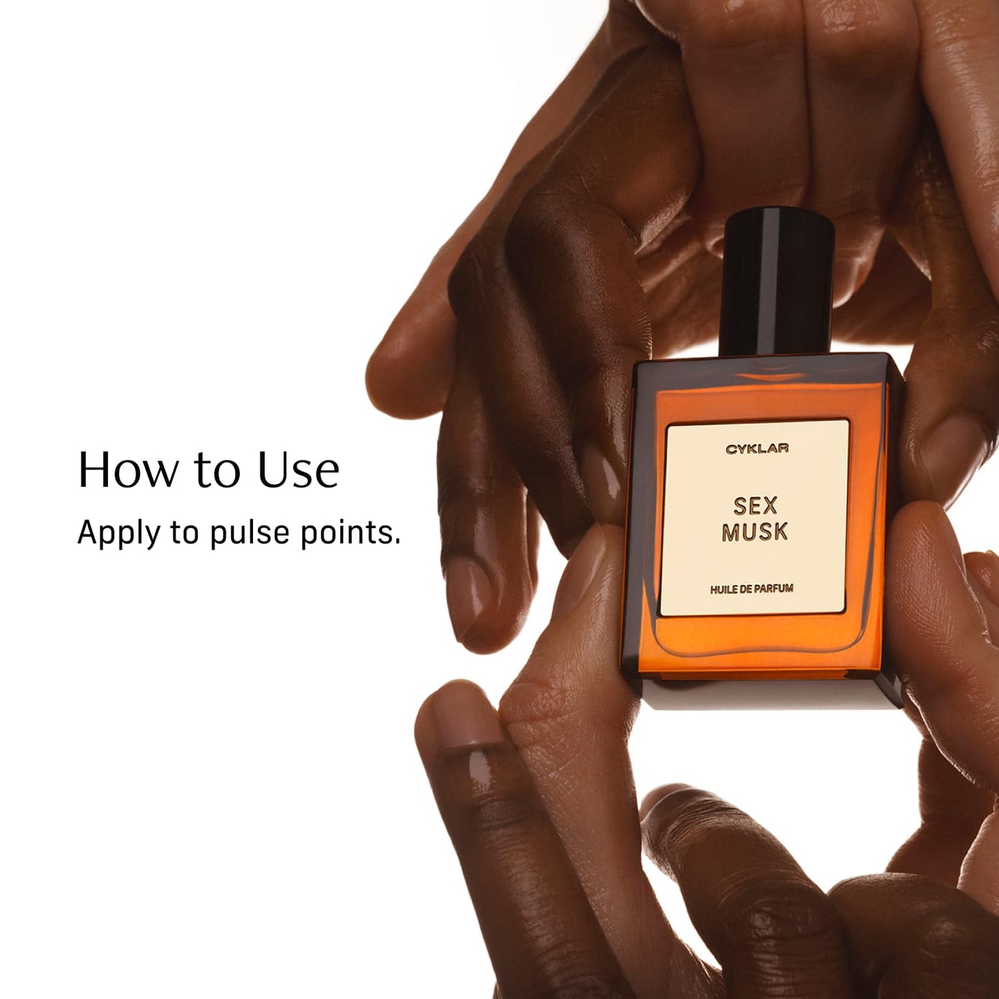 CYKLAR Perfume Oil Roll-On. Travel-Friendly Sex Musk Fragrance with Rose, Tonka Bean, and Musk Notes. Long-Lasting Essential Oil Parfum for Women and Men. 0.5 Fl Oz Scented Rollerball Bottle