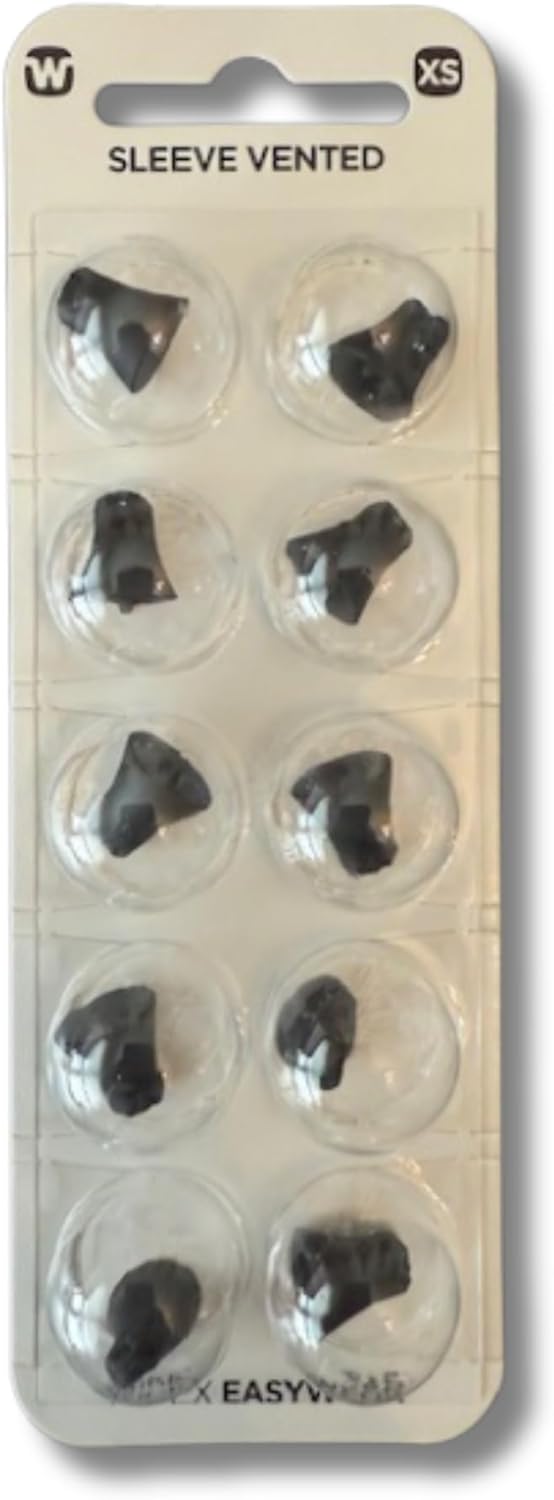 Widex Sleeve Vented Ear Tips – Comfortable & Breathable Design for Natural Sound (XSmall)