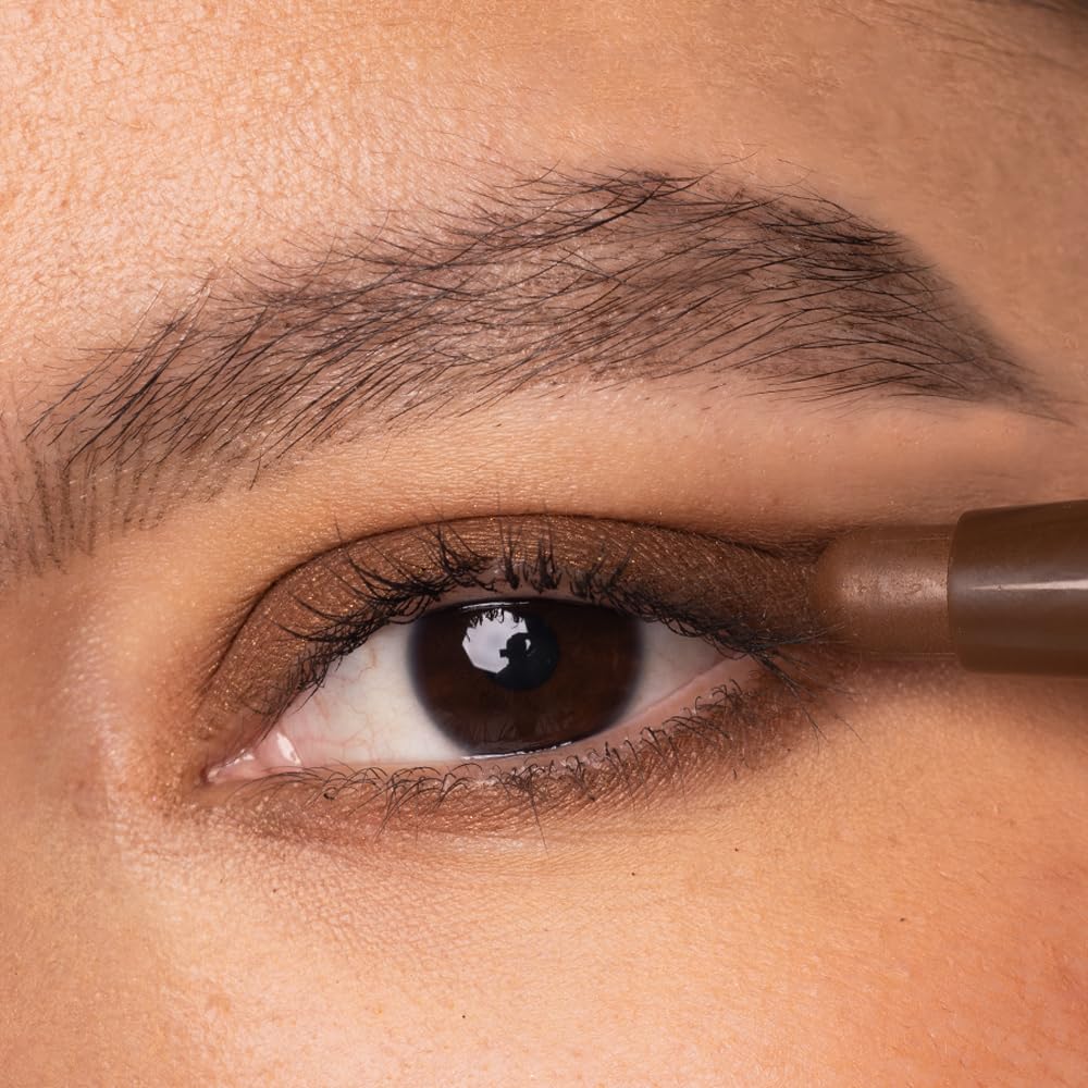 Palladio Waterproof Eyeshadow Stick with Blending Sponge, Long Lasting & Effortless Application, Smudge Free & Crease Proof Formula, Matte & Shimmer Shades, Buildable Eye Shadow (Chocolate Shimmer)