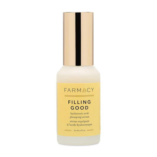 Farmacy Hyaluronic Acid Serum for Face - Filling Good Anti Aging Skin Care + Hydrating Face Serum - Plumping + Smoothing Wrinkle Serum to Visibly Firm Skin for a Youthful Complexion (30ml)