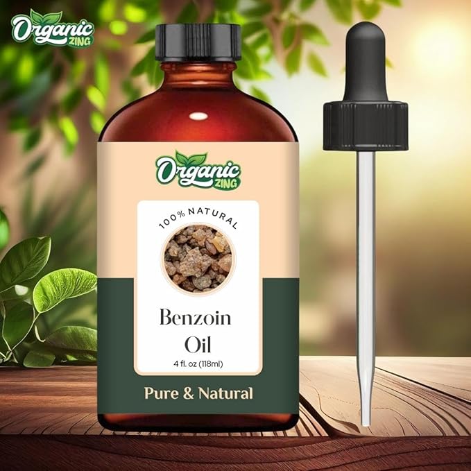 Benzoin (Styrax Benzoin) Oil | Pure & Natural Essential Oil for Skincare, Aroma & Diffusers - 118ml/3.99fl oz
