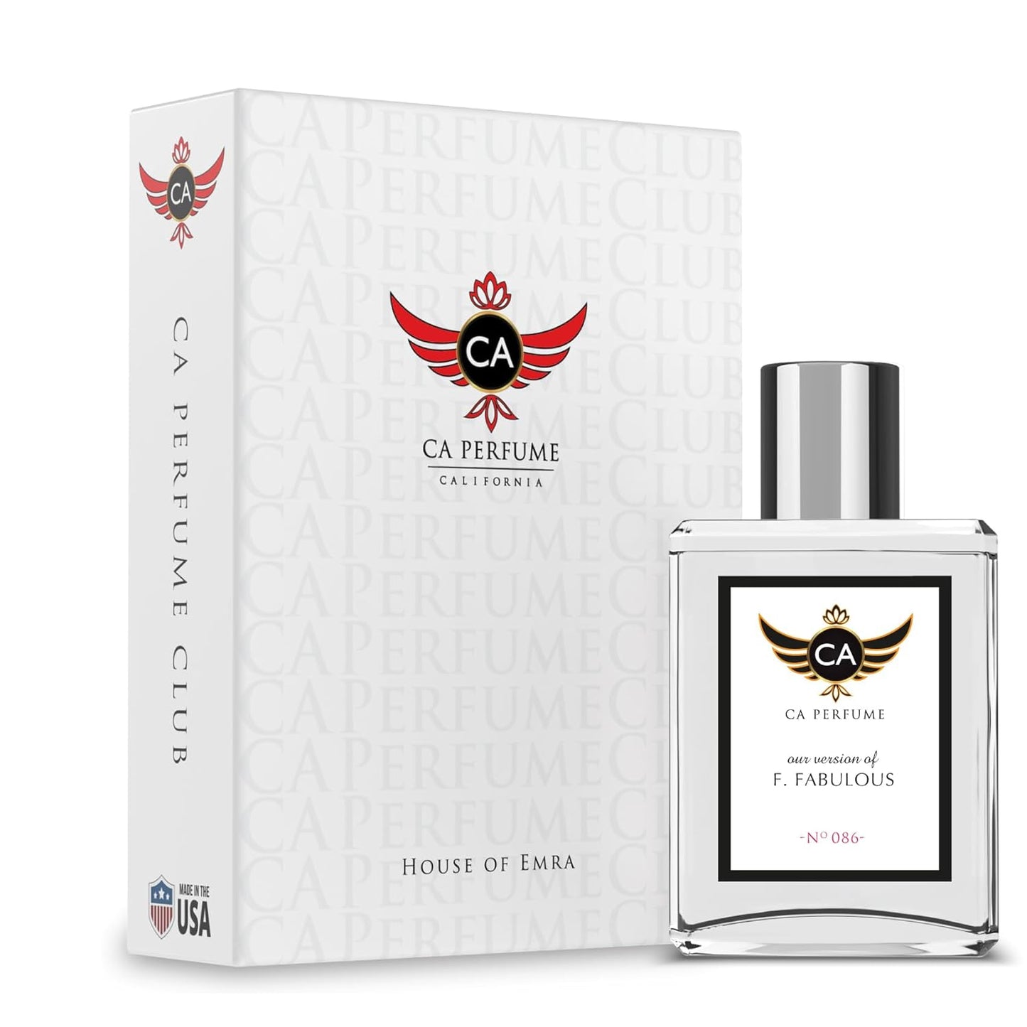 CA Perfume Impression of F. Fabulous For Women & Men Fragrance Eau de Parfum Spray Bottle 1.7 Fl Oz/50ml-X1