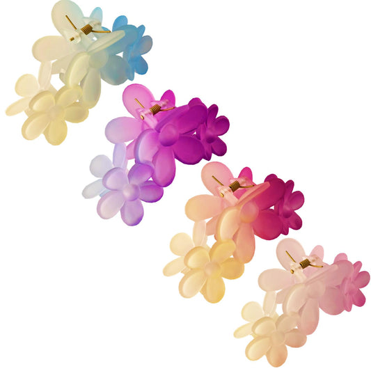 Hair Clip Claw Clips for Women and Girls, Non Slip Strong Hold Tortoise Banana Hair Clips for Thick Hair 4 pcs