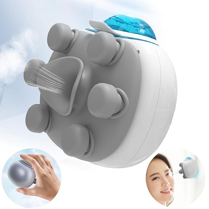 Nano Eye Mist Sprayer Vibrating Eye Massager Dry Eyes and Stye Steam Eye Skin SPA Compress Moist Heat Nebulizer Portable Electric Mini Eye Drops Tool