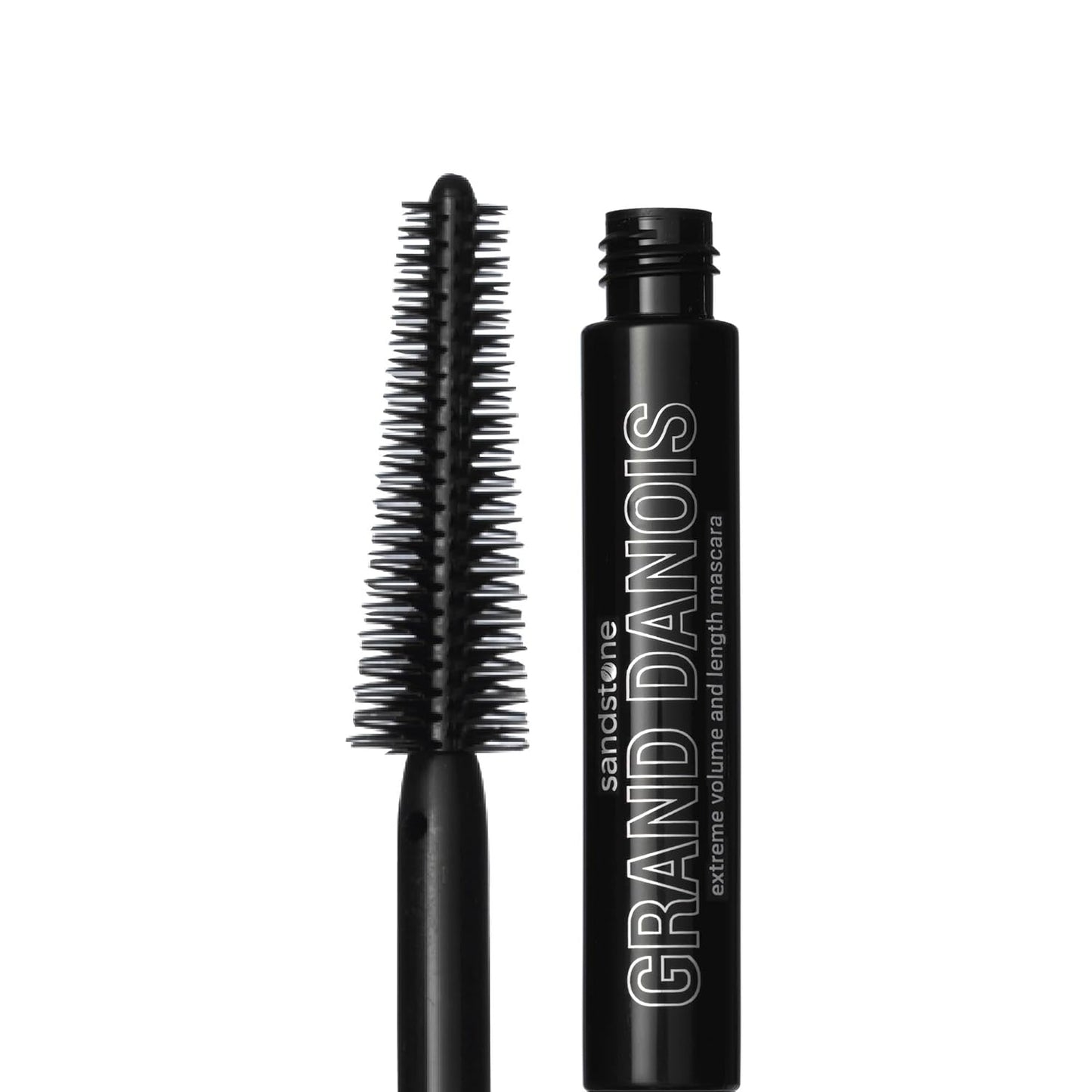 Sandstone Scandinavia Hypoallergenic Mascara Sensitive Eyes - Smudge-Proof, Sweatproof, Lengthening - Maximum Volume and Length - Vegan and Non Toxic
