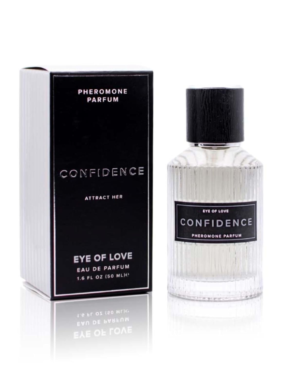 Eye of Love Confidence Pheromone Cologne for Men - Subtle Citrus Musk Perfume with Jasmine Honey & Vanilla - Long Lasting Plant-Based Scent for Daily Use - 50ml/1.6fl oz - Fragrances for Men