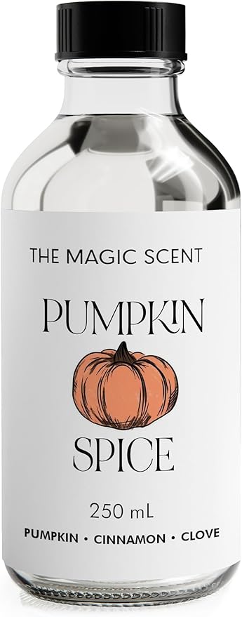 Pumpkin Spice Aroma Oil - Diffuser Oil Scent - Cold-Air & Ultrasonic Diffuser Oil - Pumpkin Essential Oil - Essential Oils for Diffusers Aromatherapy - 8.5 fl oz, 250 mL