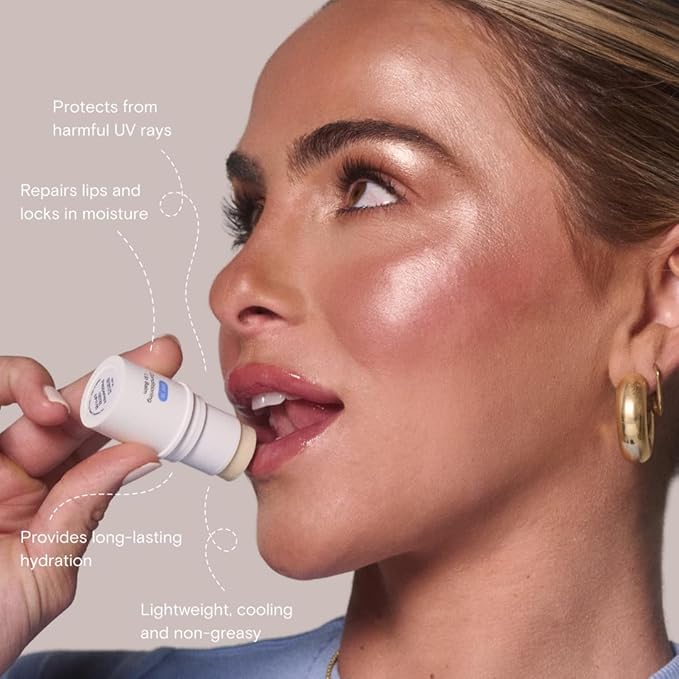 Hustle Beauty Conditioning Lip Balm with SPF 15 – Hydrating, Peppermint-Infused Lip Care with Shea Butter, Avocado Oil, Vitamin E for All Skin Types