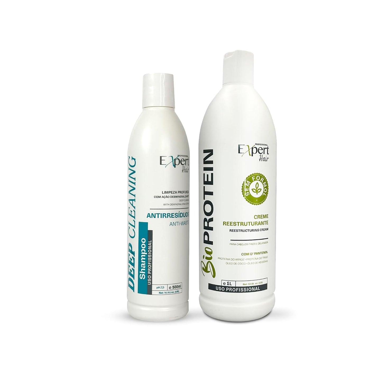 Expert Hair Kit: Deep Cleansing Shampoo & Bio Protein Restructuring Cream