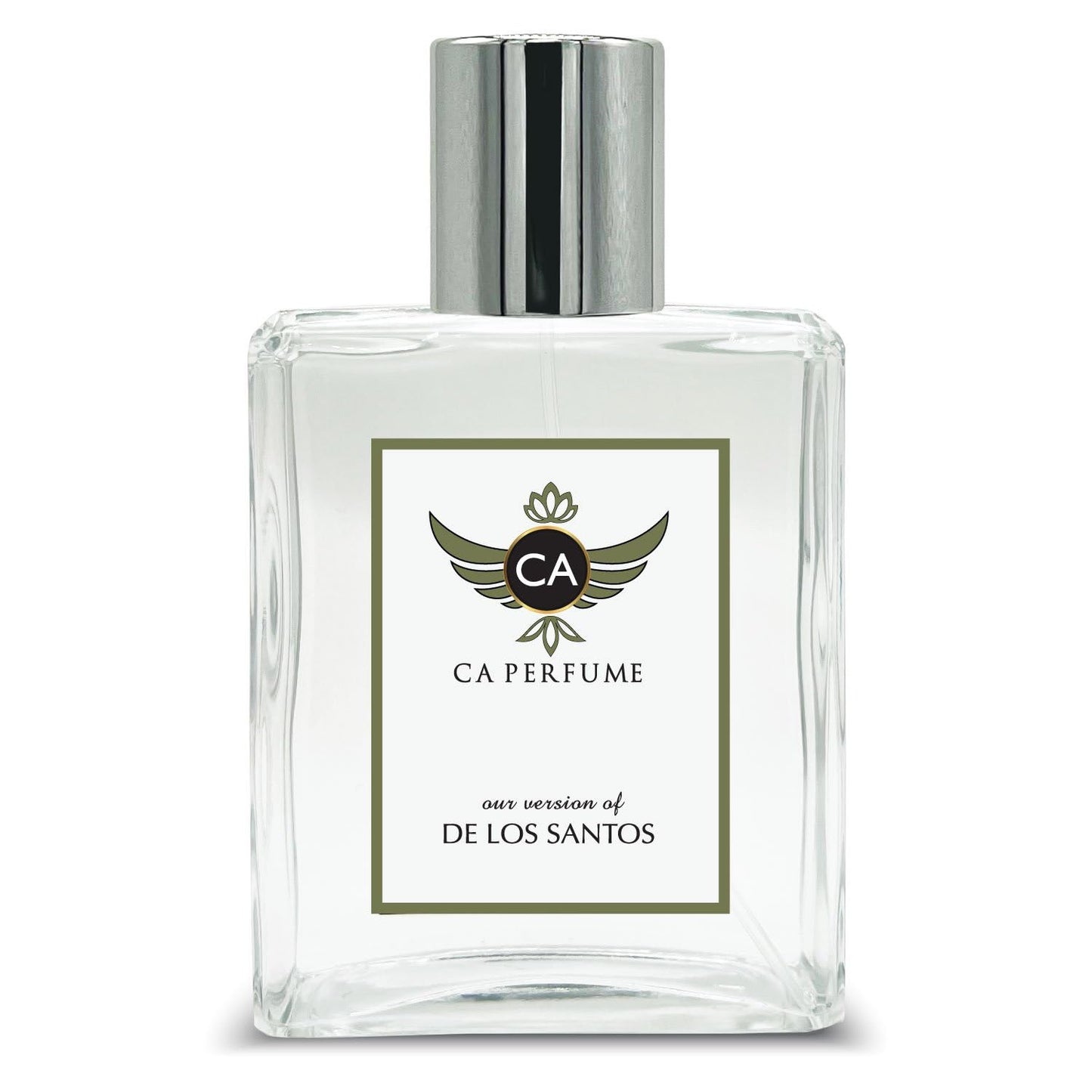 CA Perfume Impression of De Los Santos for Women and Men Eau De Parfum Floral Scent Long Lasting Unisex Fragrance Signature Scent for Day and Night Wear 3.4 Fl Oz 100ml