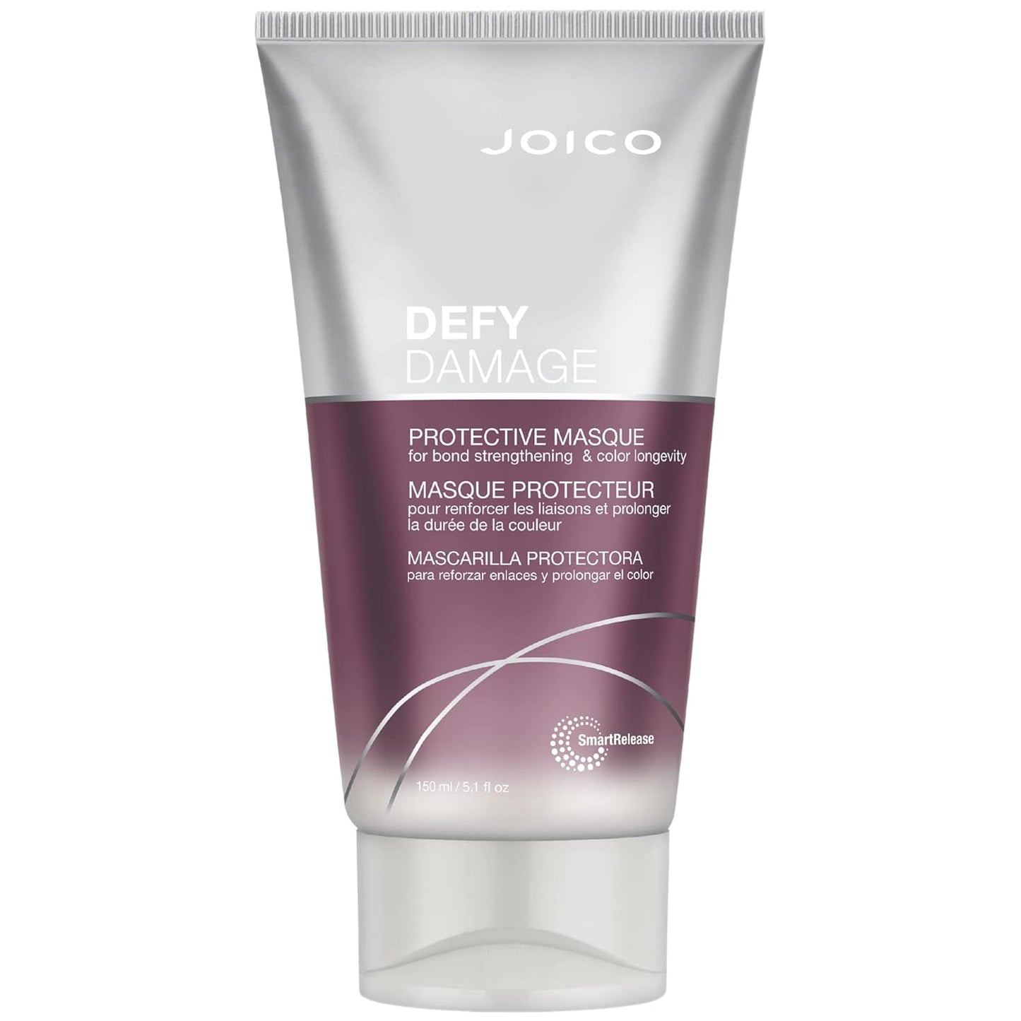 Joico Defy Damage Protective Masque | For Color-Treated Hair | Strengthen Bonds & Preserve Hair Color | With Moringa Seed Oil & Arginine | 5.1 Fl Oz