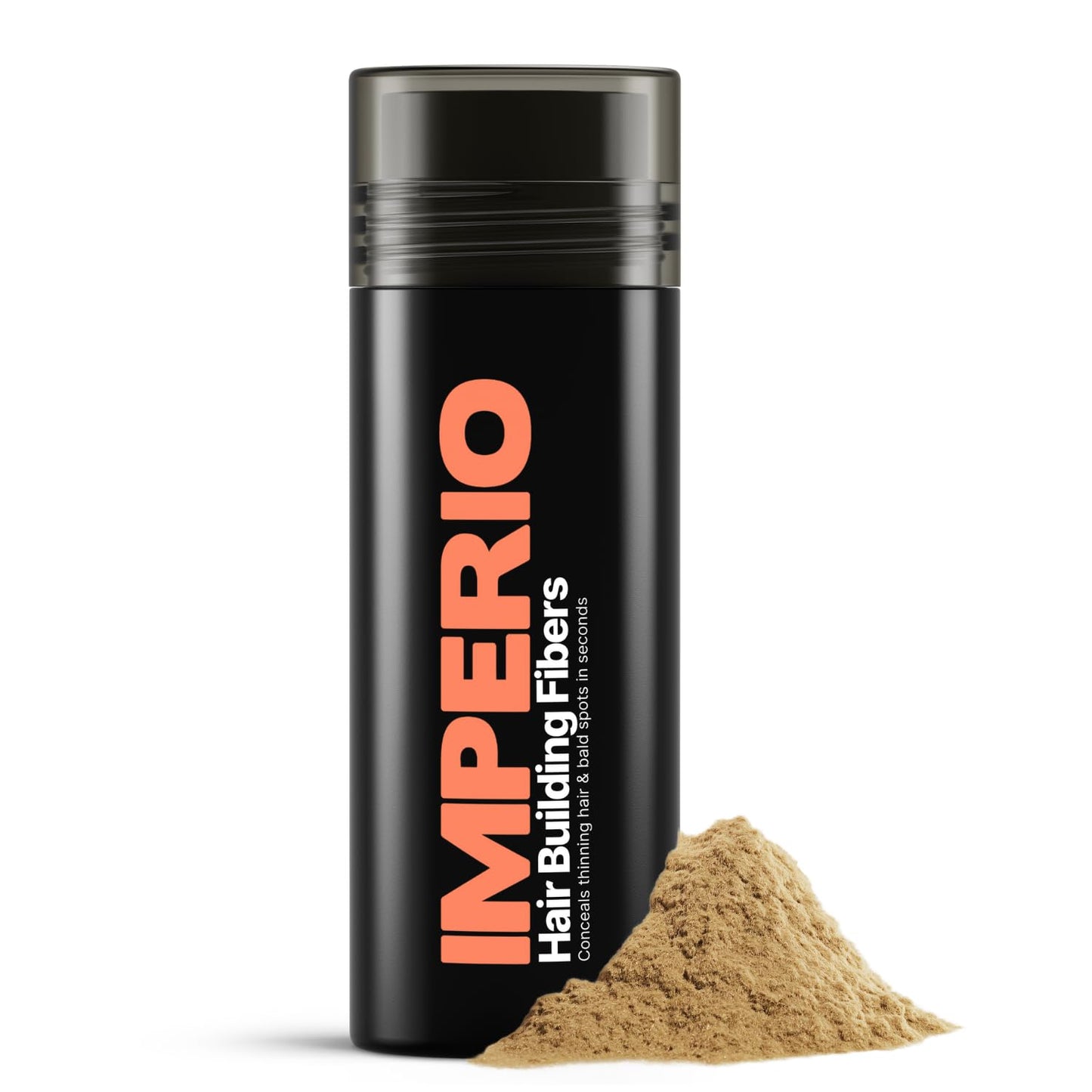 IMPERIO Hair Building Fibers for Thinning Hair - 26g Premium Hair Fibers for Women & Men in Hairdresser Quality - Hair thickening in less than 20 seconds (Dark Blonde)