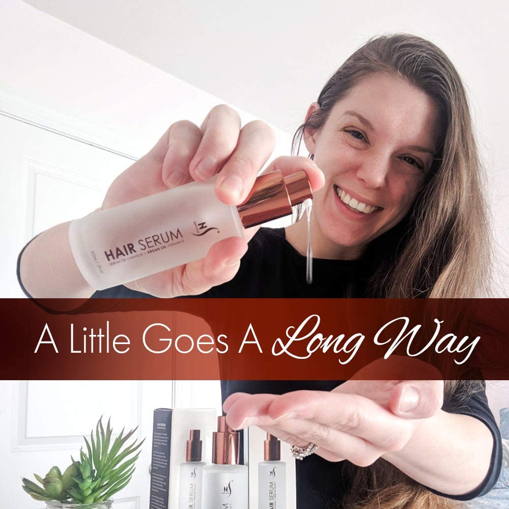 Hair Mask And Argan Oil Hair Serum Set - Deep Conditioning Mask For Soft Hair Texture - Hair Mask Serum For Frizzy Hair - Argan Oil Mask From HerStyler - Hair Care Set