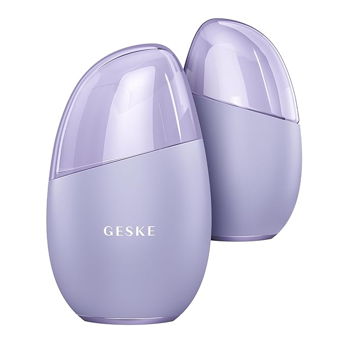 SmartAppGuided™ Cool & Warm Eye & Face Massager | 7 in 1 | Multi Massager | Face & Neck | Battery-free Cooling & Warming | Firms, Relaxes & De-Puffs Skin | Eye-Nose Area Targeted Design