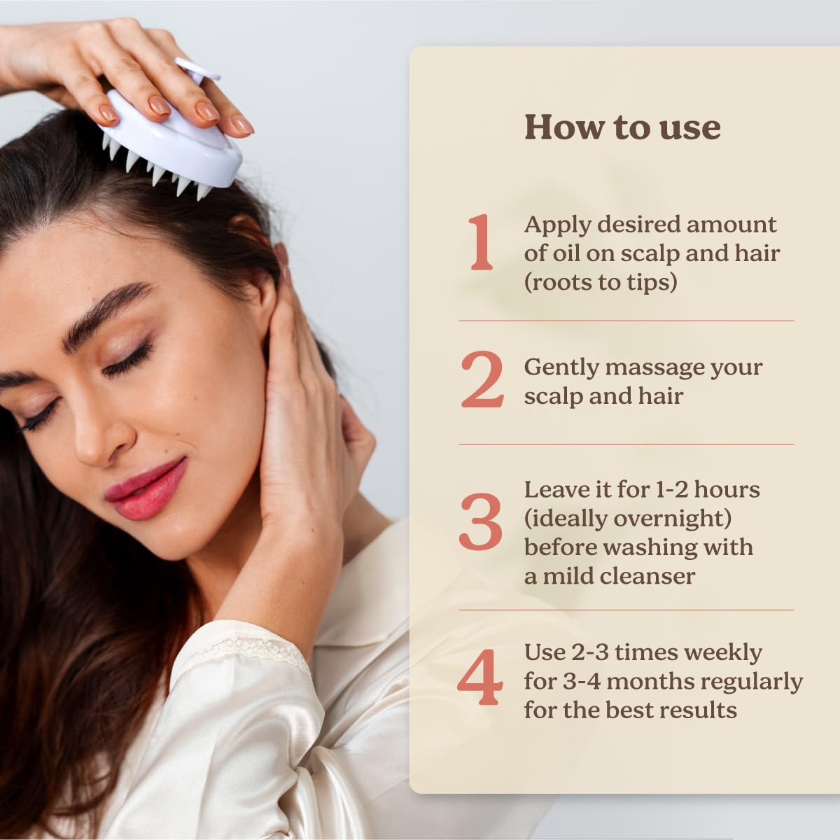 Life & Pursuits Amla Brahmi Oil for Hair and Scalp Nourishment - 3.4 Oz Natural Indian Ayurvedic Blend with Coconut, Castor, Sesame, Triphala, Gotukola for Healthy, Shiny Hair