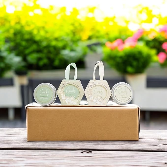 Coach's Natural Moisturizing, Nourishing, Vegan Mint and Vanilla Lip Balm.