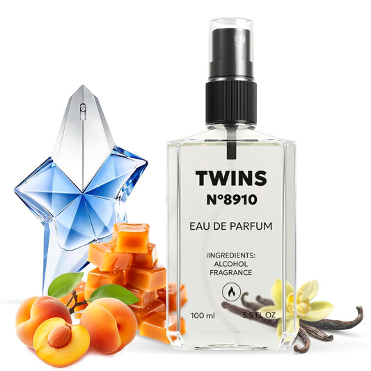 TWINS Impression of Angel | Unisex Perfume for Women and Men Eau de Parfum | No.8910 | 3.4 Fl Oz / 100 ml