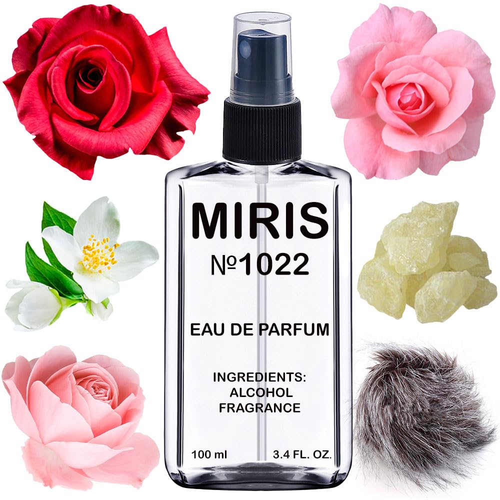 MIRIS No. 1022, Inspired by Roses Musk, Long-Lasting Eau de Parfum for Women, Spray 3.4 Fl Oz / 100 ml