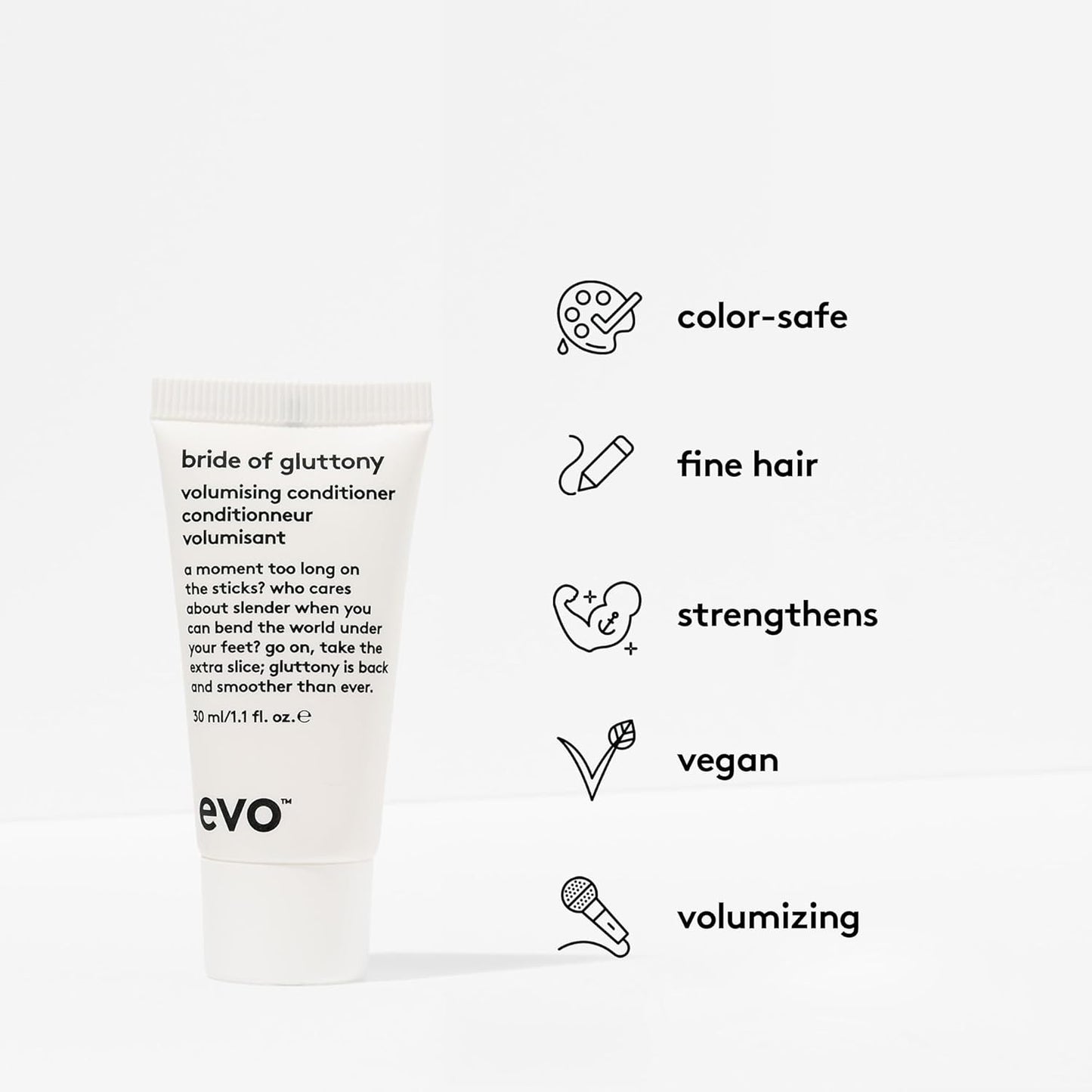 Evo The Volume Introduction Haircare Gift Set - Gluttony Volumizing Shampoo, Bride of Gluttony Volumizing Conditioner, Shape Vixen Volumizing Lotion & Root Canal Volumizing Spray